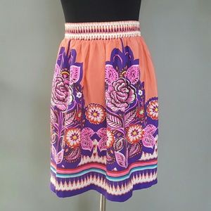 Bold Print Skirt Size 4